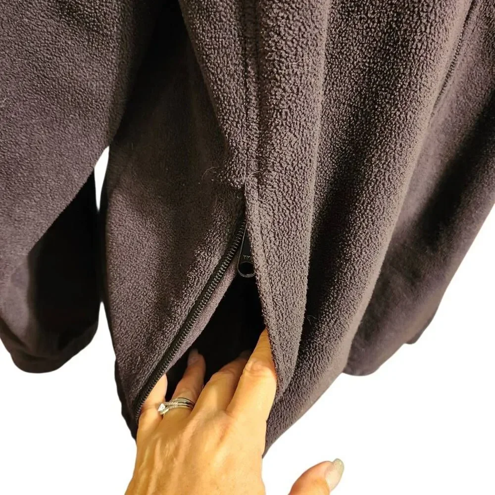 Columbia Sportswear men's‎ full zip fleece jacket heathered charcoal Large